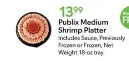 Publix Publix medium shrimp platter offer