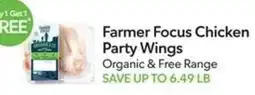 Publix Farmer Focus Chicken Party Wings offer