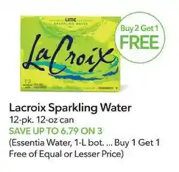 Publix Lacroix Sparkling Water offer