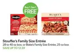 Publix Stouffer's Family Size Entrée offer