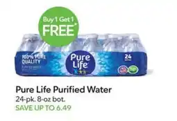 Publix Pure Life Purified Water offer