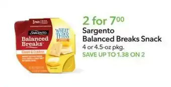 Publix Sargento Balanced Breaks Snack offer