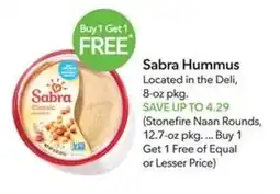 Publix Sabra Hummus offer