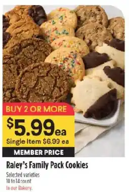 Raley's Raley's Family Pack Cookies offer