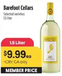 Raley's Barefoot Cellars Selected Varieties offer