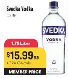 Raley's Svedka Vodka offer