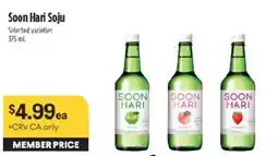 Raley's Soon Hari Soju offer