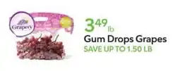Publix Grapery gum drops grapes offer