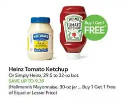 Publix Heinz Tomato Ketchup offer