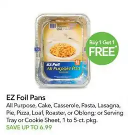 Publix EZ Foil Pans offer