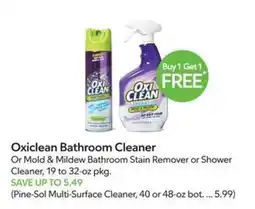 Publix Oxiclean Bathroom Cleaner offer