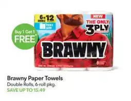 Publix Brawny paper towels offer
