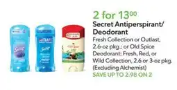 Publix Secret Antiperspirant/Deodorant offer