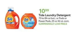 Publix Tide laundry detergent offer