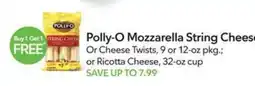 Publix Polly-O Mozzarella String Cheese offer