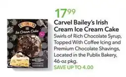 Publix Carvel Bailey's Irish Cream Ice Cream Cake offer