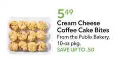 Publix Publix Bakery Cream Cheese Coffee Cake Bites offer