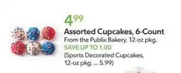 Publix Publix Bakery assorted cupcakes offer