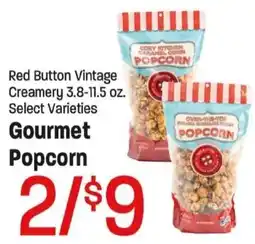 Maceys Red Button Vintage Gourmet Popcorn offer