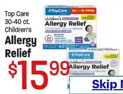 Maceys Top Care children's Allergy Relief offer