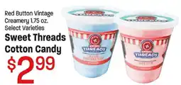 Maceys Red Button Vintage Sweet Threads Cotton Candy offer