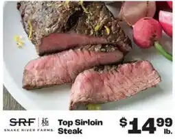 Rosauers Srf Top Sirloin Steak offer