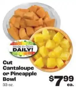 Rosauers Cut Cantaloupe or Pineapple Bowl offer