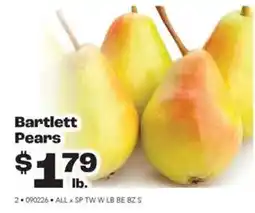 Rosauers Bartlett Pears offer