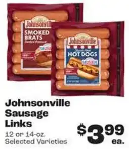 Rosauers Johnsonville Sausage Links offer