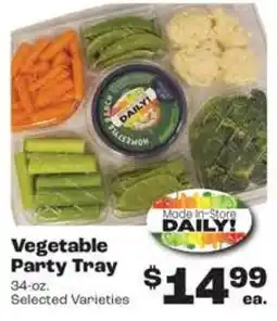 Rosauers Vegetable Party Tray offer