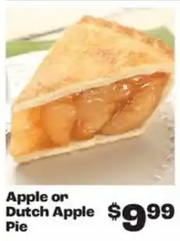 Rosauers Apple or Dutch Apple Pie offer