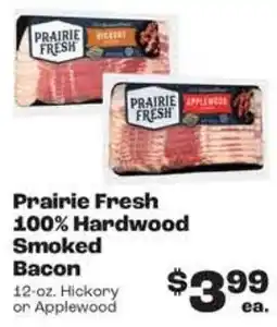 Rosauers Prairie Fresh 100% Hardwood Smoked Bacon offer
