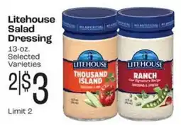 Rosauers Litehouse salad dressing offer