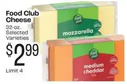 Rosauers Food Club Cheese offer