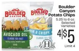 Rosauers Boulder Canyon Potato Chips offer