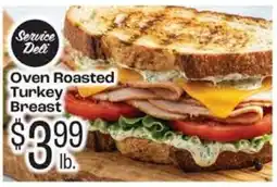 Rosauers Service Deli Oven Roasted Turkey Breast offer