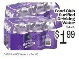 Rosauers Food Club Purified Drinking Water offer