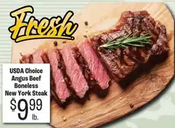 Rosauers Usda Choice Angus Beef Boneless New York Steak offer