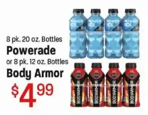 Powerade or Body Armor