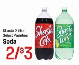 Maceys Shasta soda offer