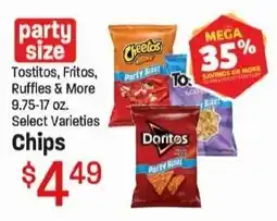 Maceys Tostitos, Fritos, Ruffles & More Chips offer