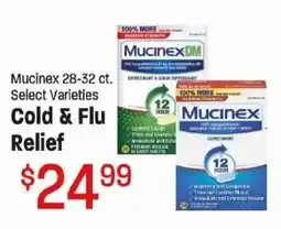 Maceys Mucinex Cold & Flu Relief offer