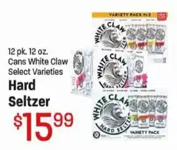 Maceys White Claw Hard Seltzer offer