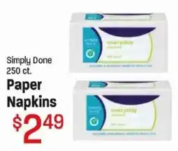 Maceys Simply Done Paper Napkins offer