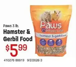 Maceys Paws hamster & gerbil food offer