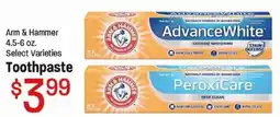 Maceys Arm & Hammer Toothpaste offer