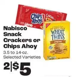 Rosauers Nabisco Snack Crackers or Chips Ahoy offer