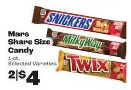 Rosauers Mars Share Size Candy offer