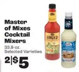Rosauers Master of Mixes Cocktail Mixers offer