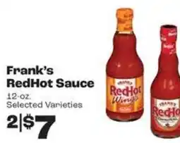 Rosauers Frank's RedHot Sauce offer